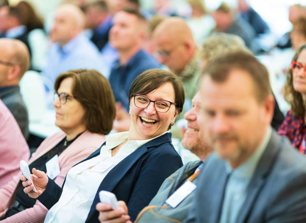 People Laughing at Conference People Laughing at Conference